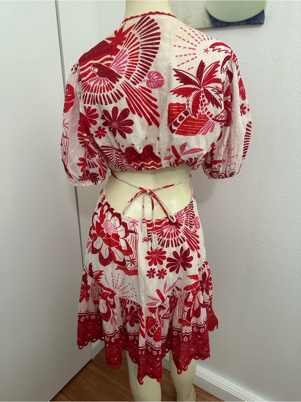 FARM Rio Rio Tiles Cotton Mini Dress | - Picture 11 of 15